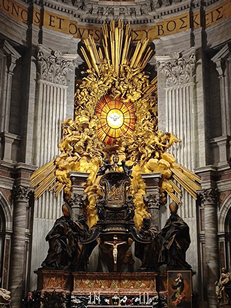 Visita alla Basilica di San Pietro: il trono